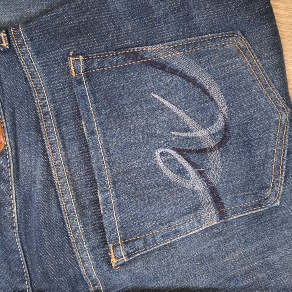 sac302 ❤️Express Stella Boot Cut Low Rise Size 10 w/ 28" Inseam Jeans - Picture 7 of 8